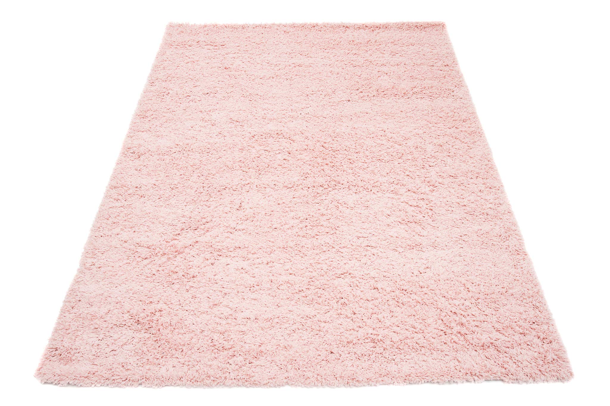 Tapiso Essence dywan Shaggy, wysokie runo, różowy, jednokolorowy, miękki, nowoczesny, prostokątny, do salonu, sypialni, Ökotex 240 x 330 cm