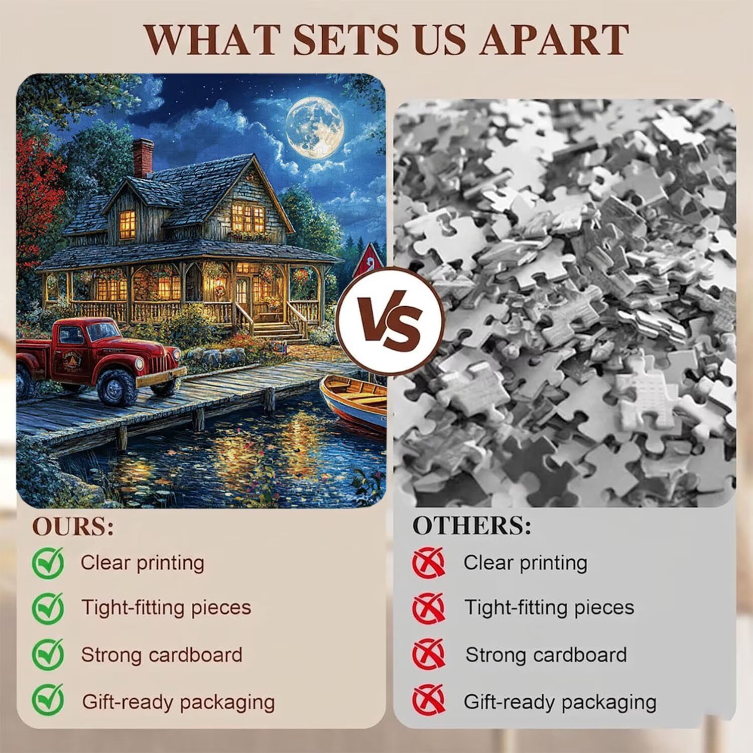 fumetti cabina Puzzle 1500 Pezzi per Adulti, Puzzle in Legno - Collezione Classica con Poster Incluso - Sfida di Concentrazione e Passatempo Antistress, Gioco Educativo per Famiglia, 87 x 57 cm f0-680
