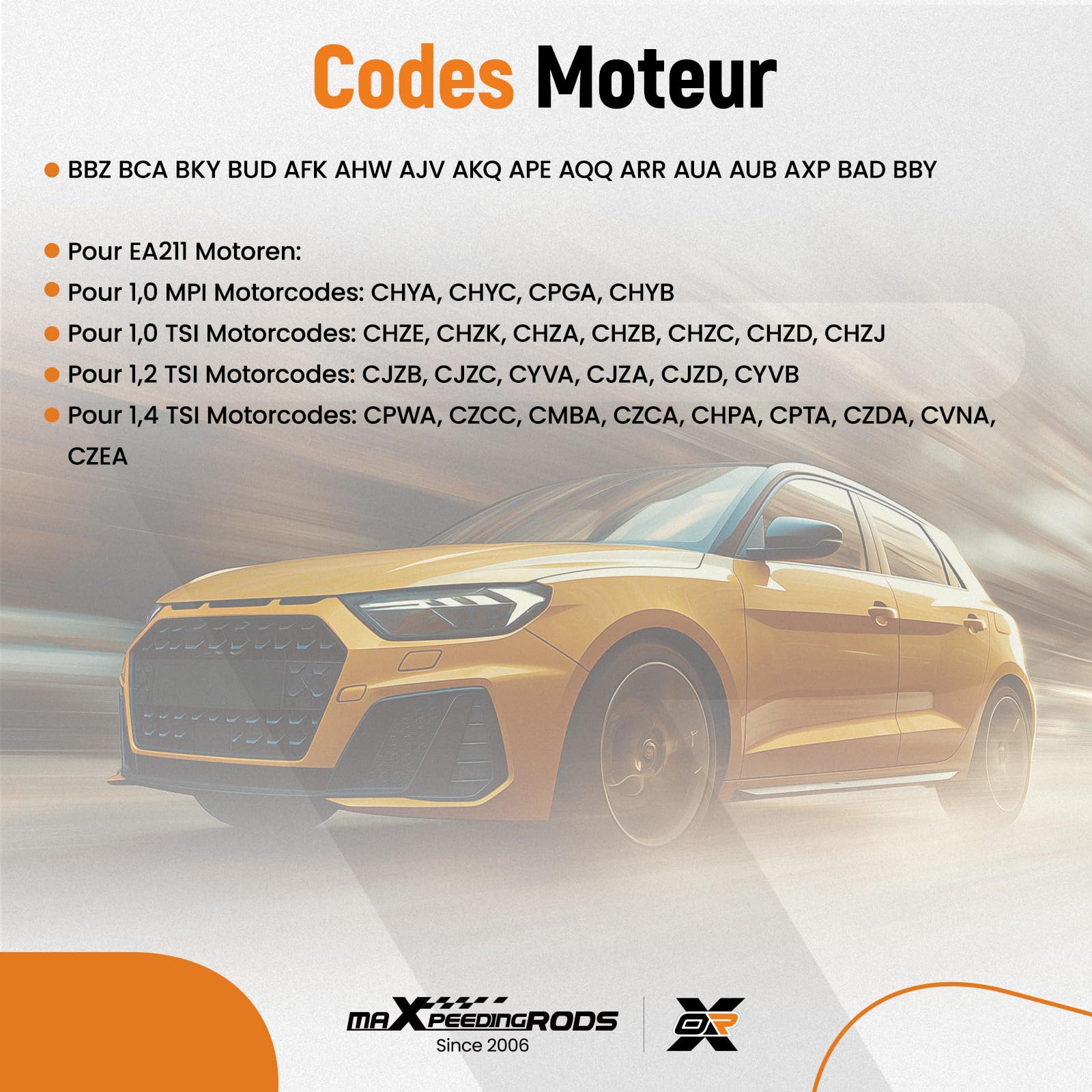 maXpeedingrods Support de poulie pour vilebrequin VW Polo EA211 T101722