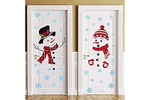 Christmas Door Stickers Decorations