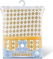 Vista 6 de Sábana ajustable de algodón tejido en jersey para cuna o cama para niño o niña, de Abstract