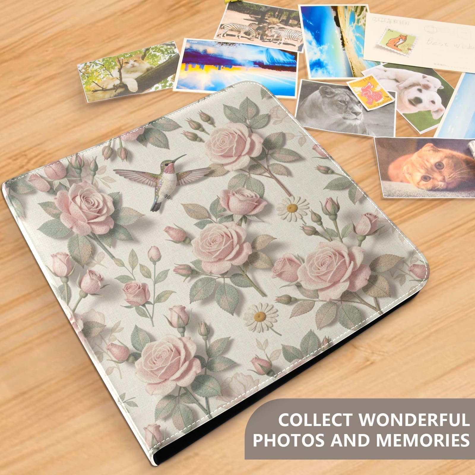 Photos et travaux de papier pour scrapbooking en cuir