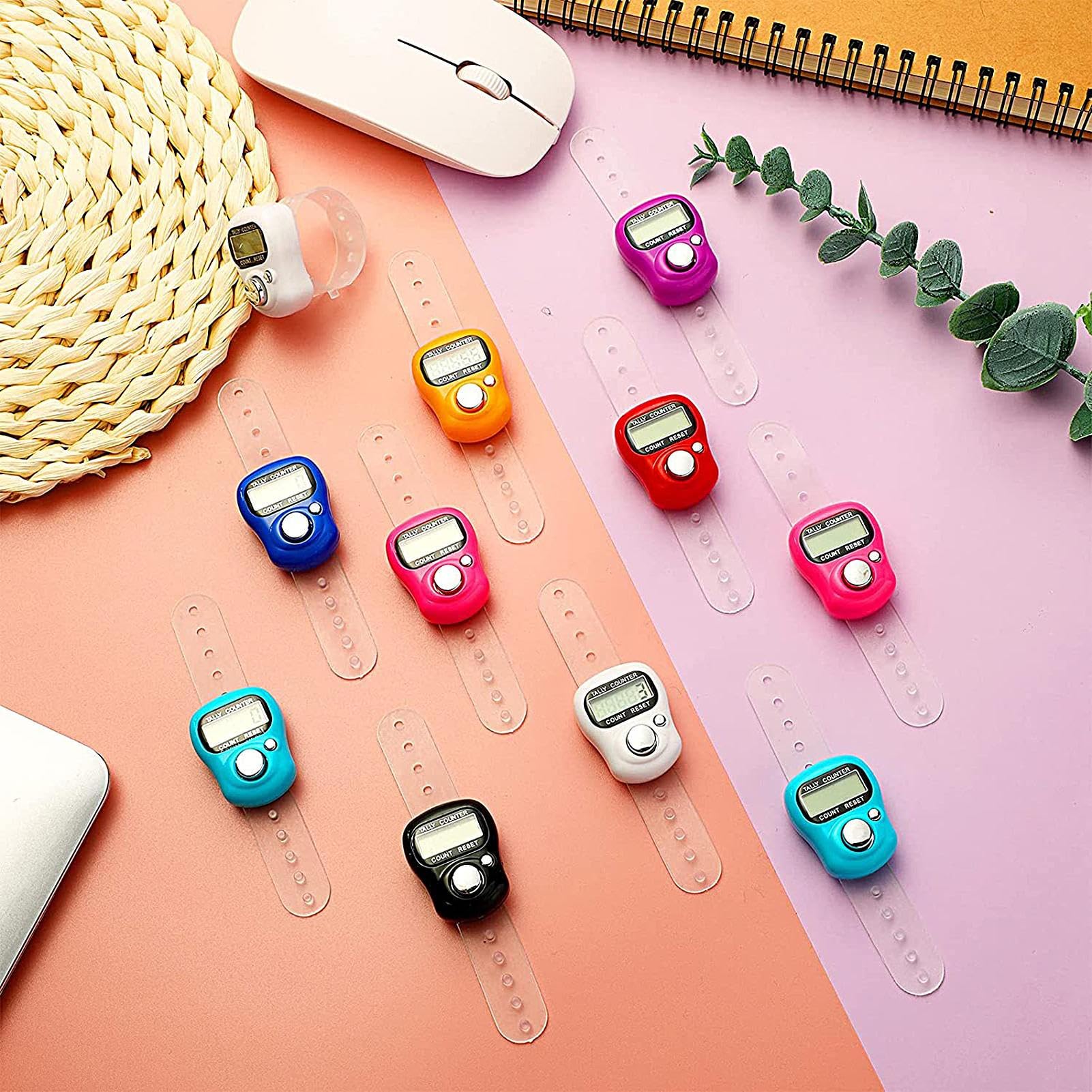 Contatore Elettronico Da Dito Digitale - LCD Con Cinturino Regolabile - Foto 8