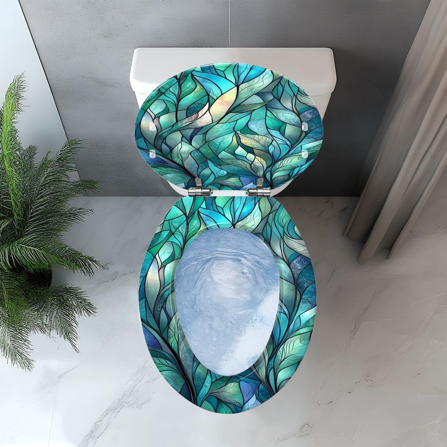 Sedile WC allungato Elegance con cerniere a sgancio rapido