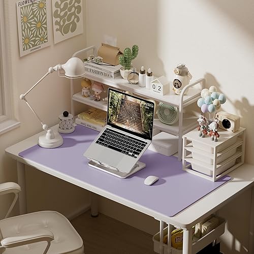 Miniatura 229 de Aothia Tapete protector de escritorio, alfombrilla para mouse, antideslizante, impermeable, de piel sintética, secante de escritorio, para Verde