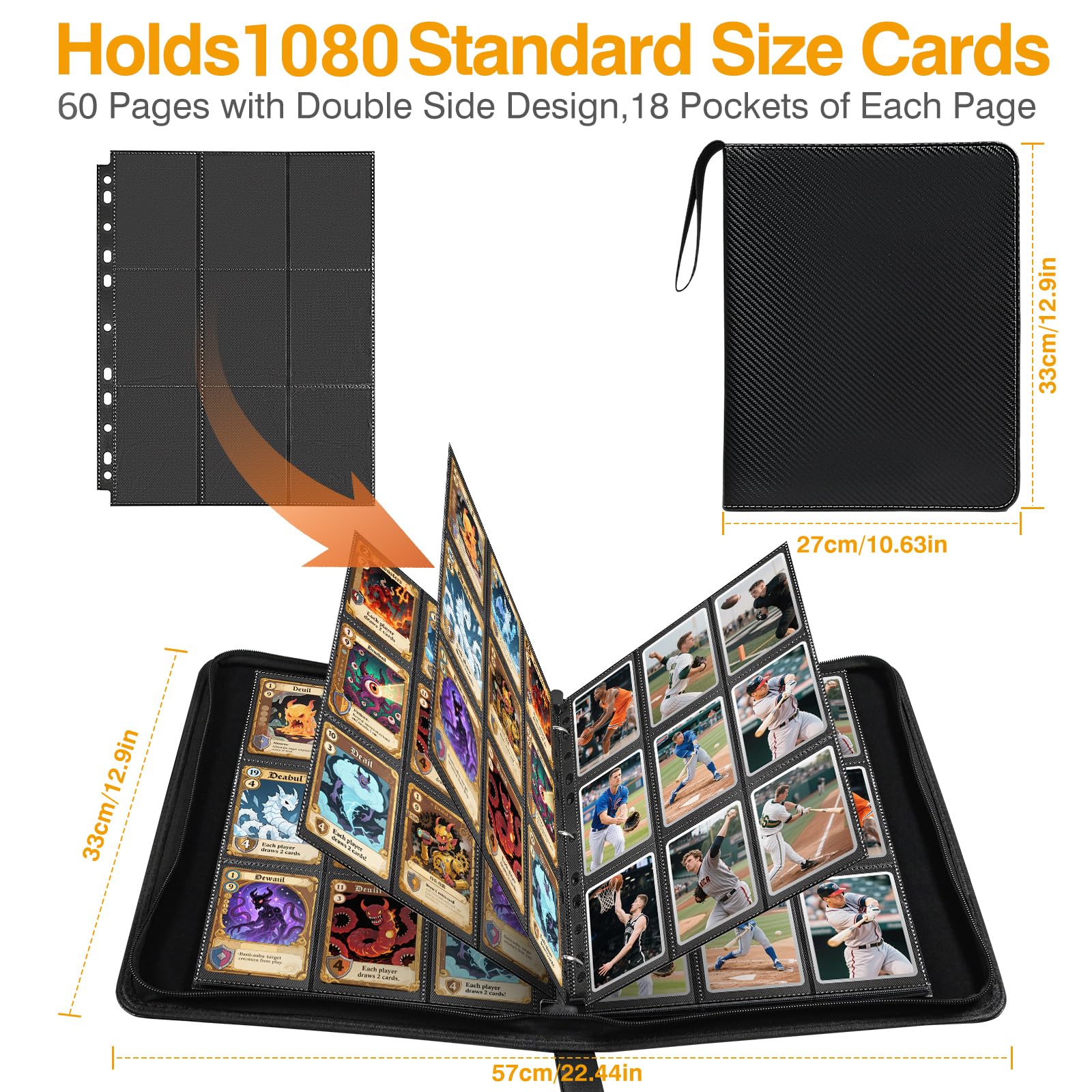binder card sleeves target Amazon.com : Amazon Basics 9-Sleeve Trading Card Protectors Binder Sheet  for Storage and Protection, Top Loading, Transparent, 100-Pack : Office  Products