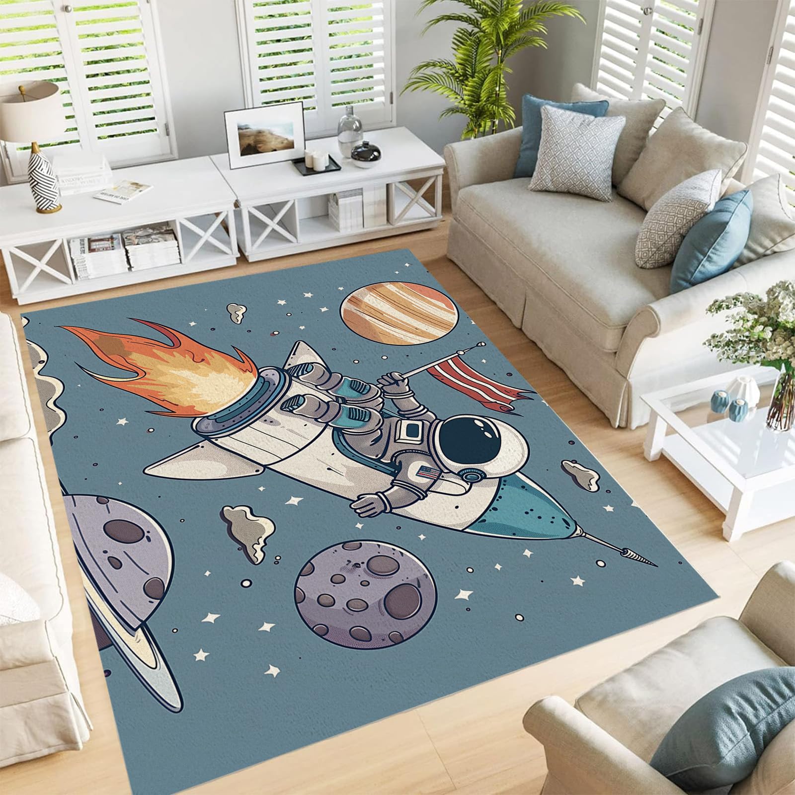Grand tapis doux antidérapant pour éliminer les taches dans la cuisine