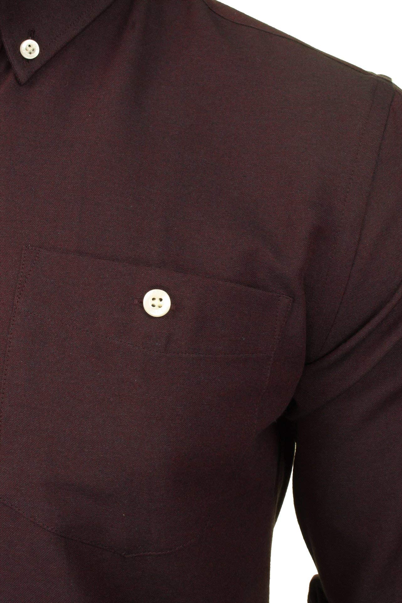 Xact Chemise Oxford à Manches Longues avec col boutonné pour Homme