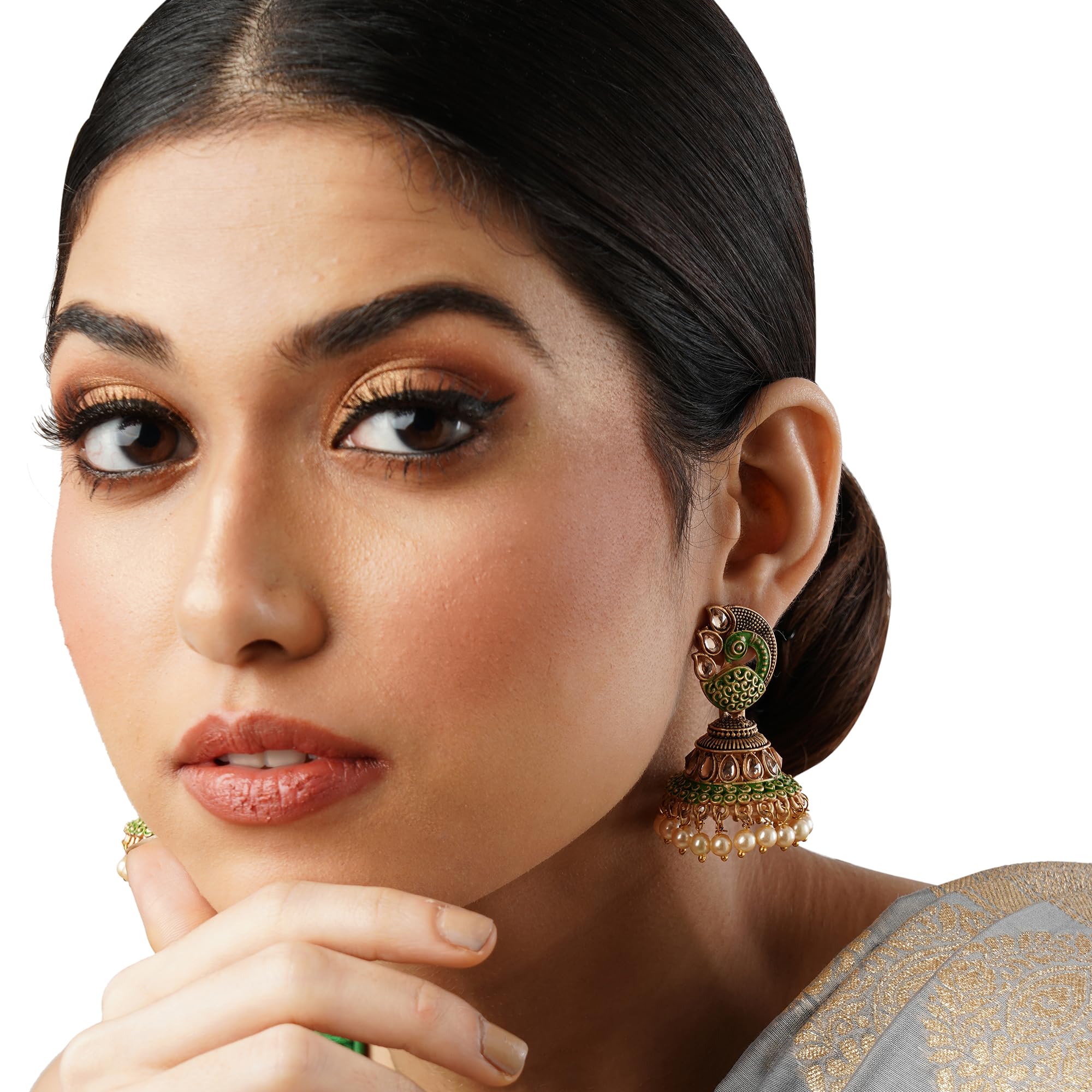 Chandbali Ethnic Earrings - Latest Design