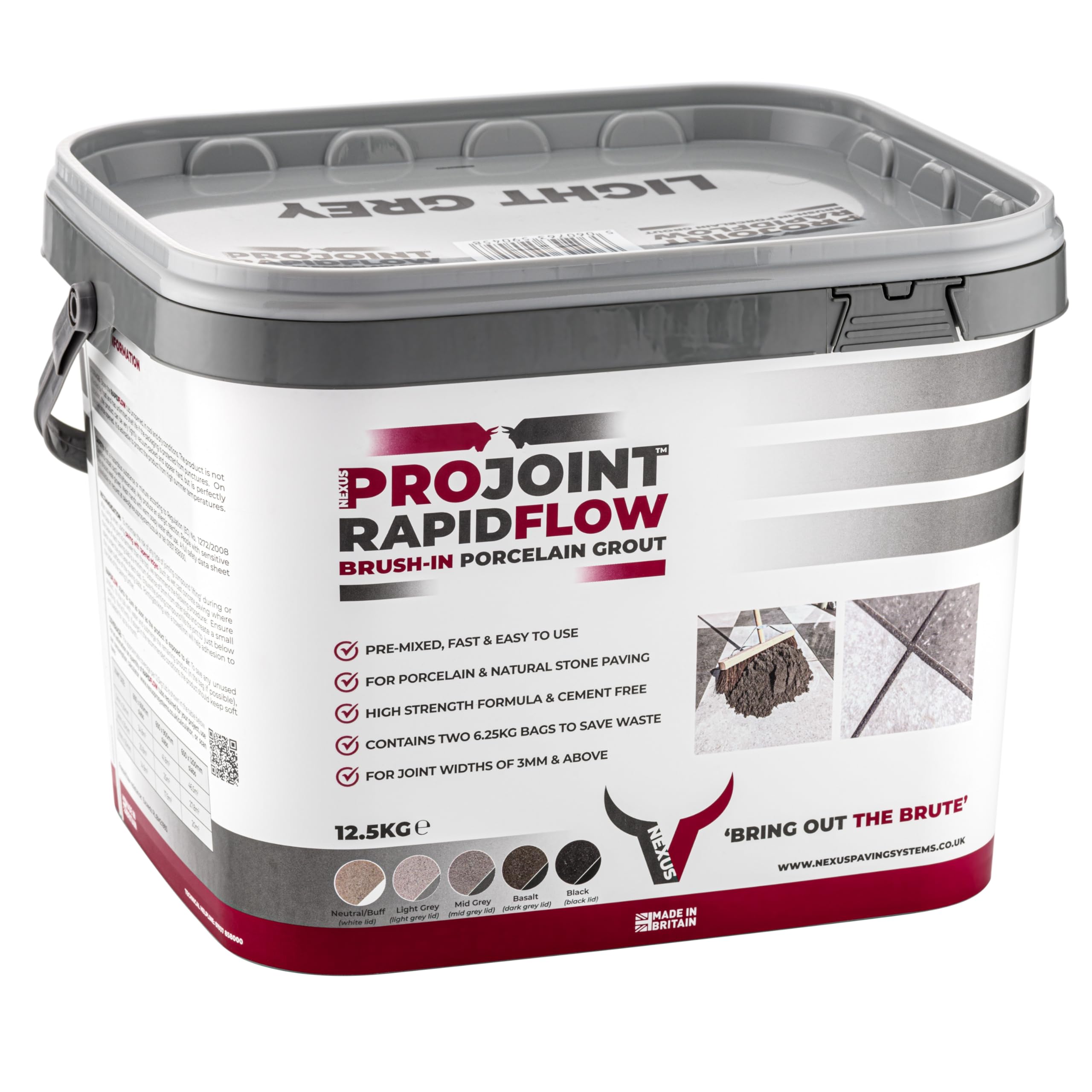 NexusProJoint RapidFlow - Light Grey - 12.5kg