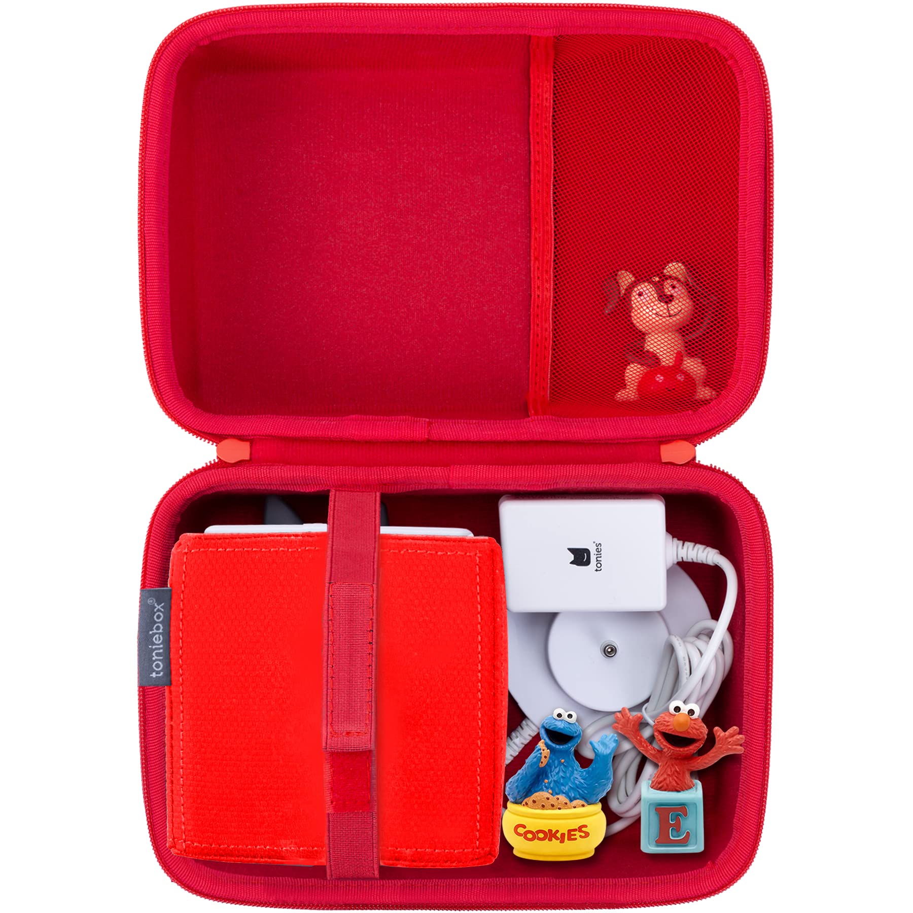 Aenllosi (Case Only) Hard Carrying Case Box for Tonies Toniebox Starter Set Toniebox Starter Box (red)