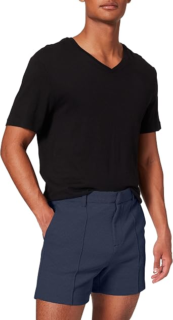 New Look Men's Smart Pique Slim Shorts 