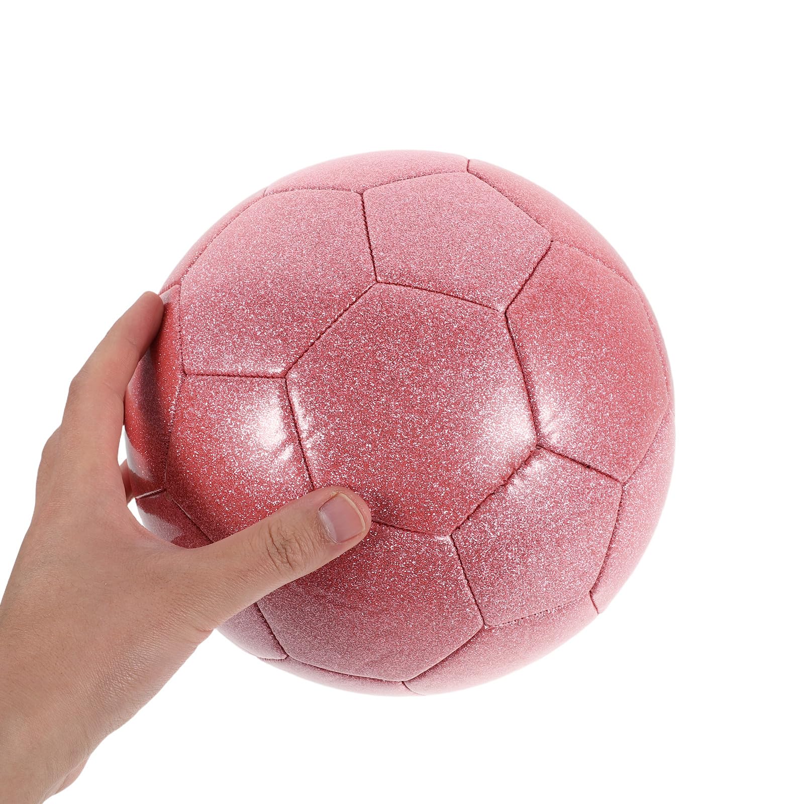 Balón de Fútbol Material PVC Resistente Diseño Brillante y Patrón Holográfico Único Fácil de Limpiar para Práctica y de Fútbol Indoor