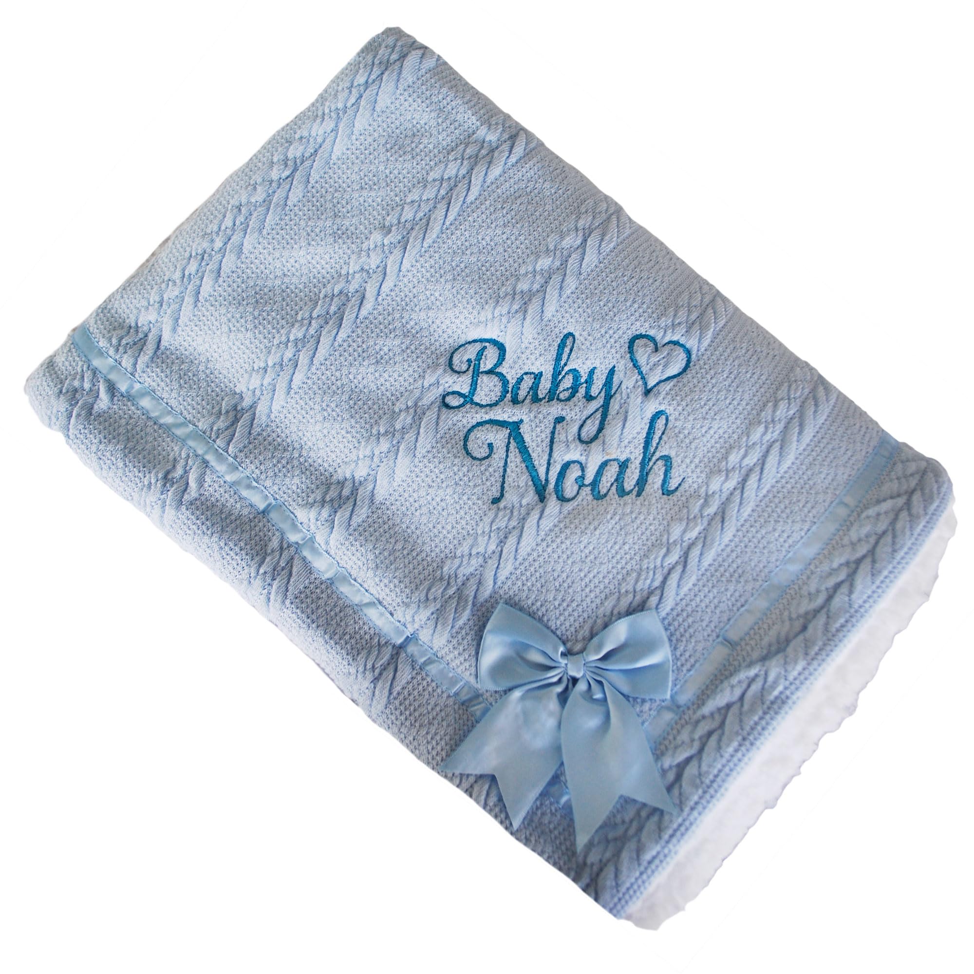 inspired creative design Personalised Baby Blanket, New Born Baby Gift, Personalised Blanket, Baby Girl Gift, Baby Boys Gifts, New Born Baby Gift (Blue)