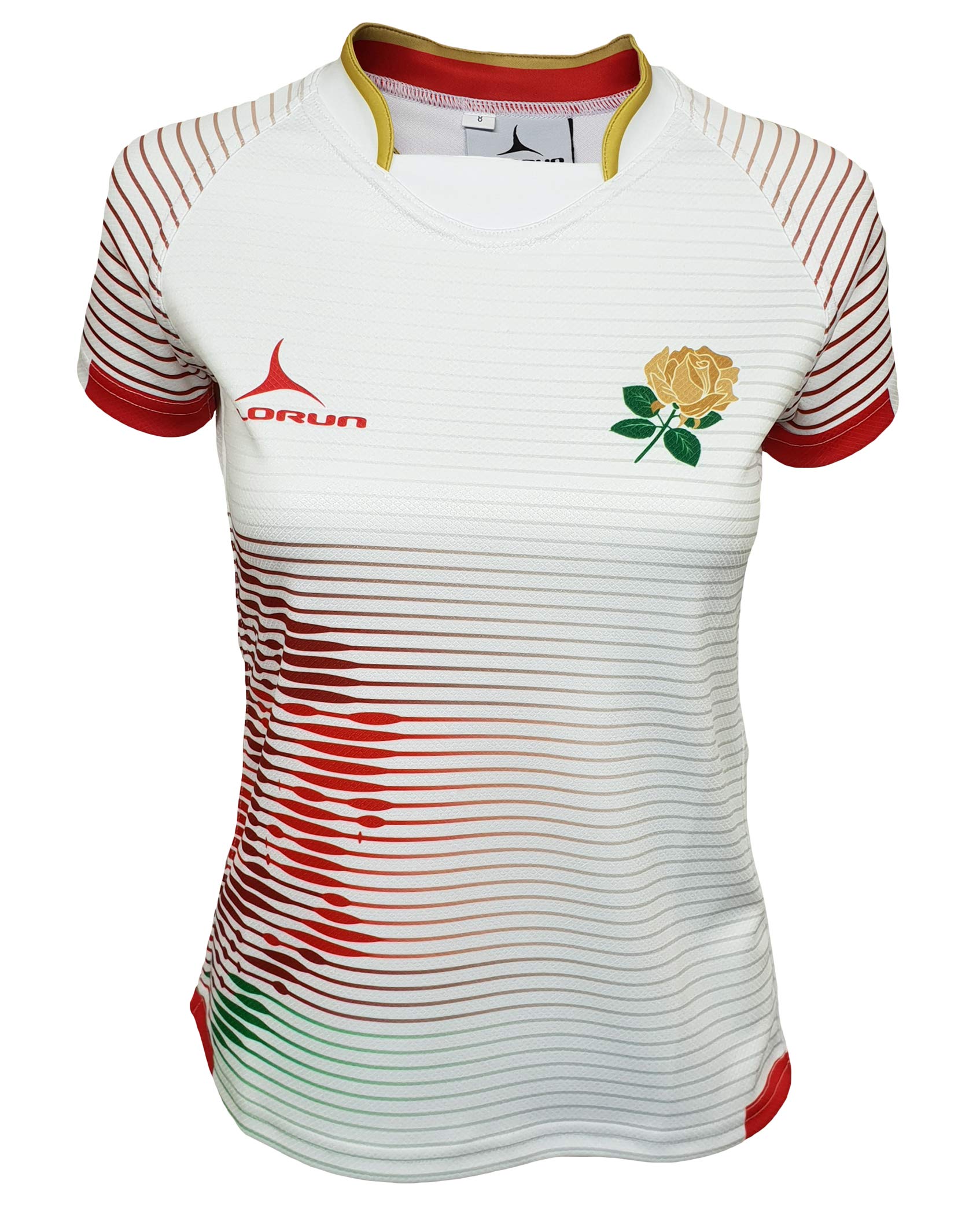 Olorun England Contour Home Nations Ladies Home Rugby Shirt 8-22