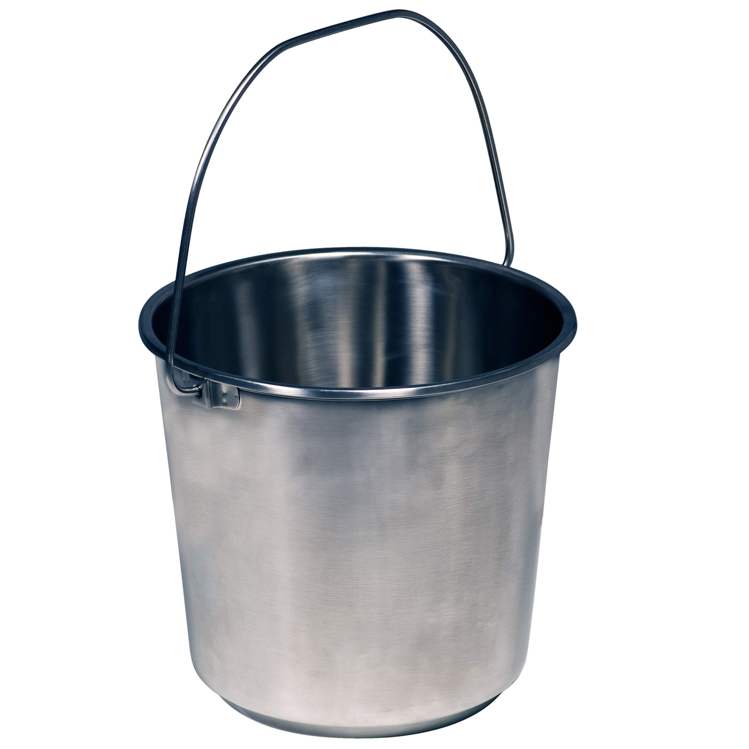 Graham-Field 3267 - Cubo y soporte de acero inoxidable para patatas de 28 cm de profundidad x 23 cm de alto, capacidad de 30 cm