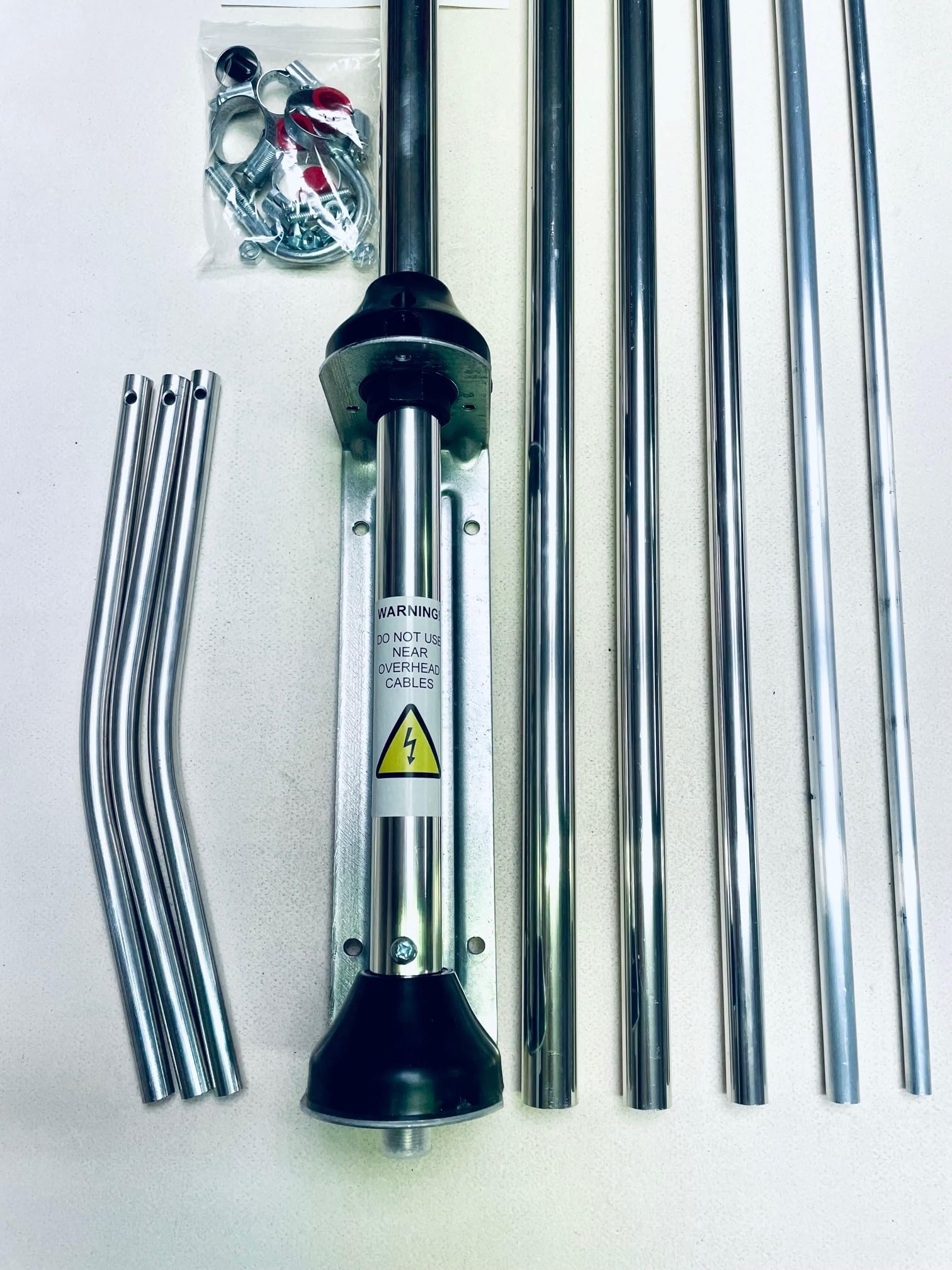 Sigma Venom 5/8 Wave High Gain Silver Rod CB Base Station Antena