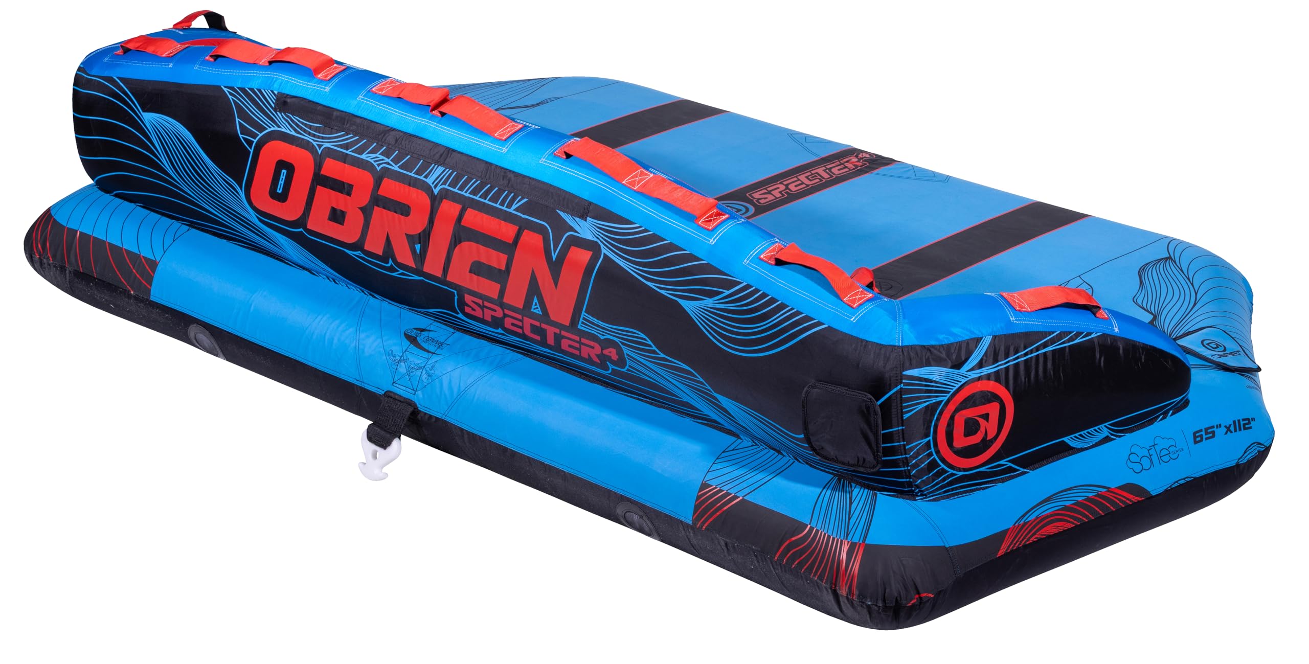 Amazon.com: O'Brien Specter 4 Towable Tube – 4 Rider Inflatable