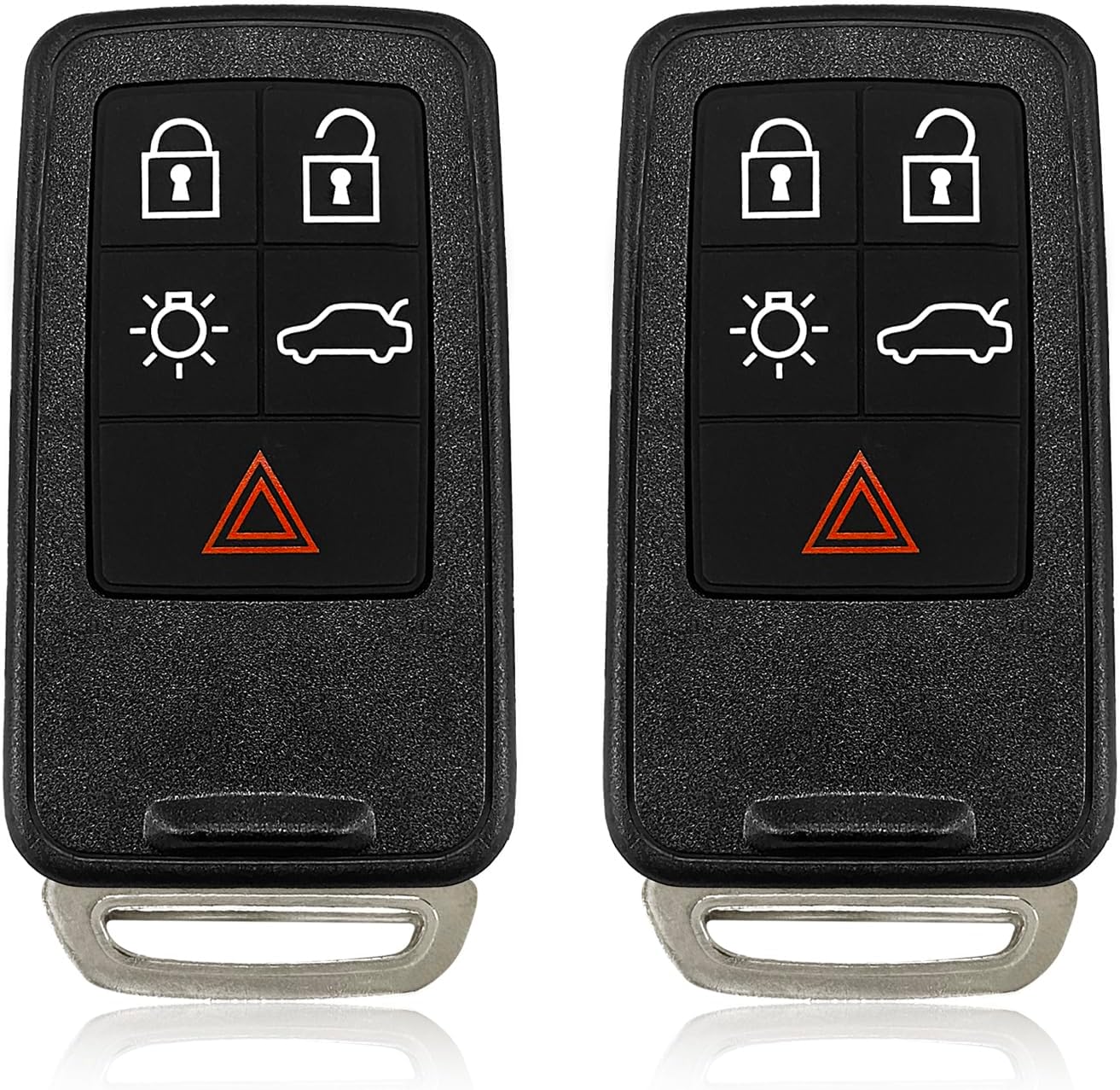 2 Keylessbest Replacement for 2014 2015 2016 2017 Volvo XC70 V70 V60 V40 XC60 S80 S60 Key Fob Remote Control KR55WK49264 5 Buttons 433MHz