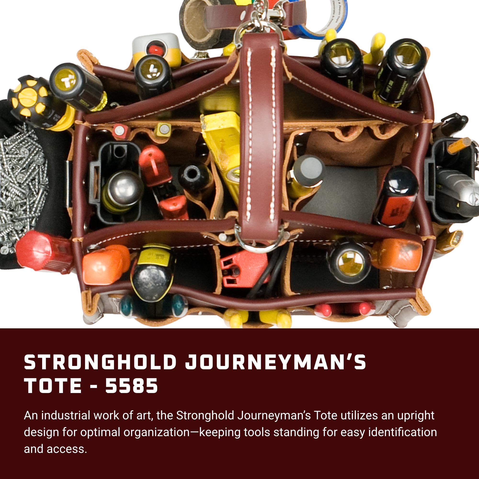 Occidental Leather Stronghold Journeyman's Tote - 16 Screwdriver
