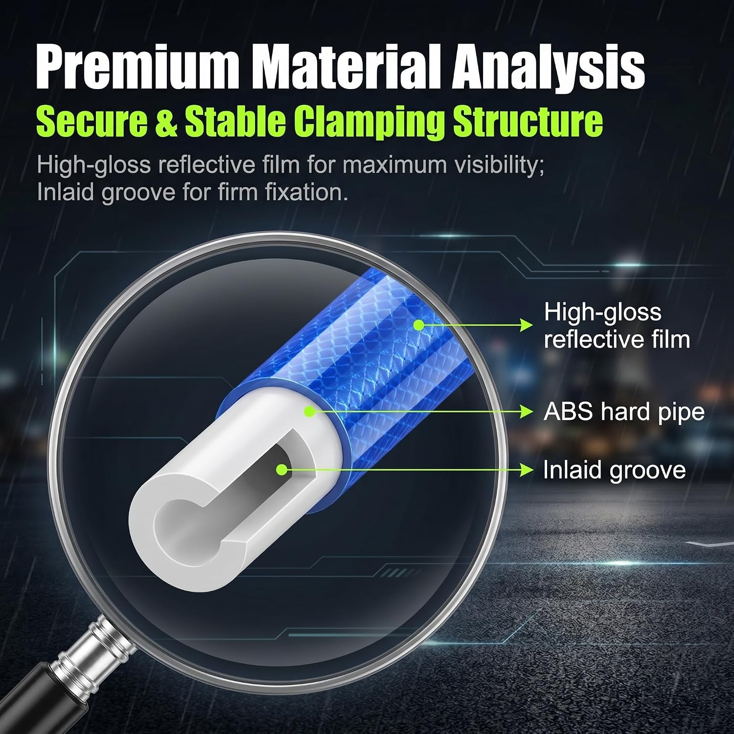72 PCS Bike Spoke Skins, Waterproof Reflective Bicycle Wheel Clips for 1.9-2.4 mm Steel Wire, 360 Degrees Visibility Night Safety Wheel Trim Wrap Decoration, Bicycle Accessories (Multicolored)