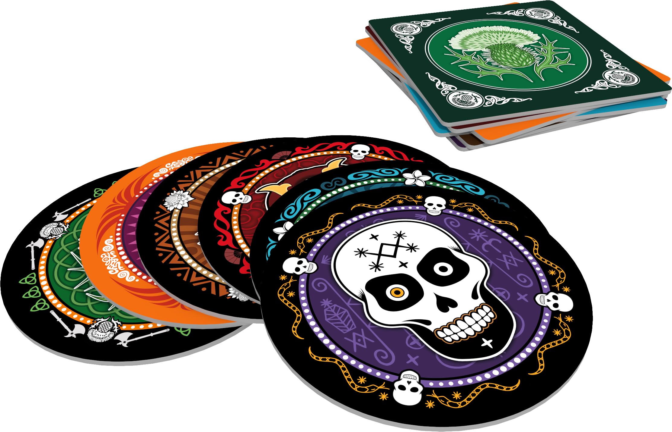 ASMODEE Czaszka - Gra karciana - Gra do blefowania! - 10+ - 3-6 graczy - język holenderski