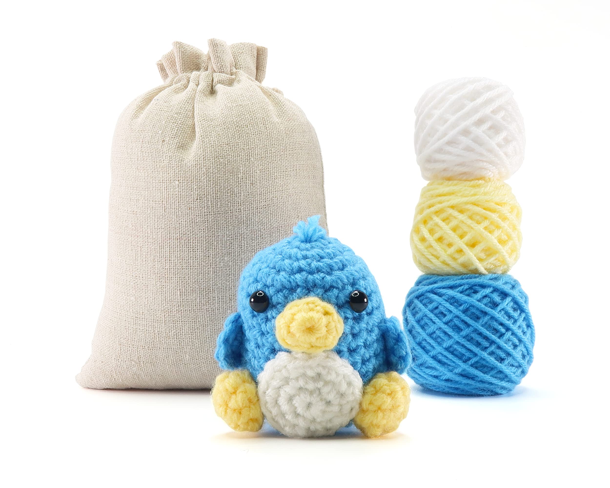 Buy Beginner Penguin Crochet Kit Easy Crochet Starter Kit Crochet
