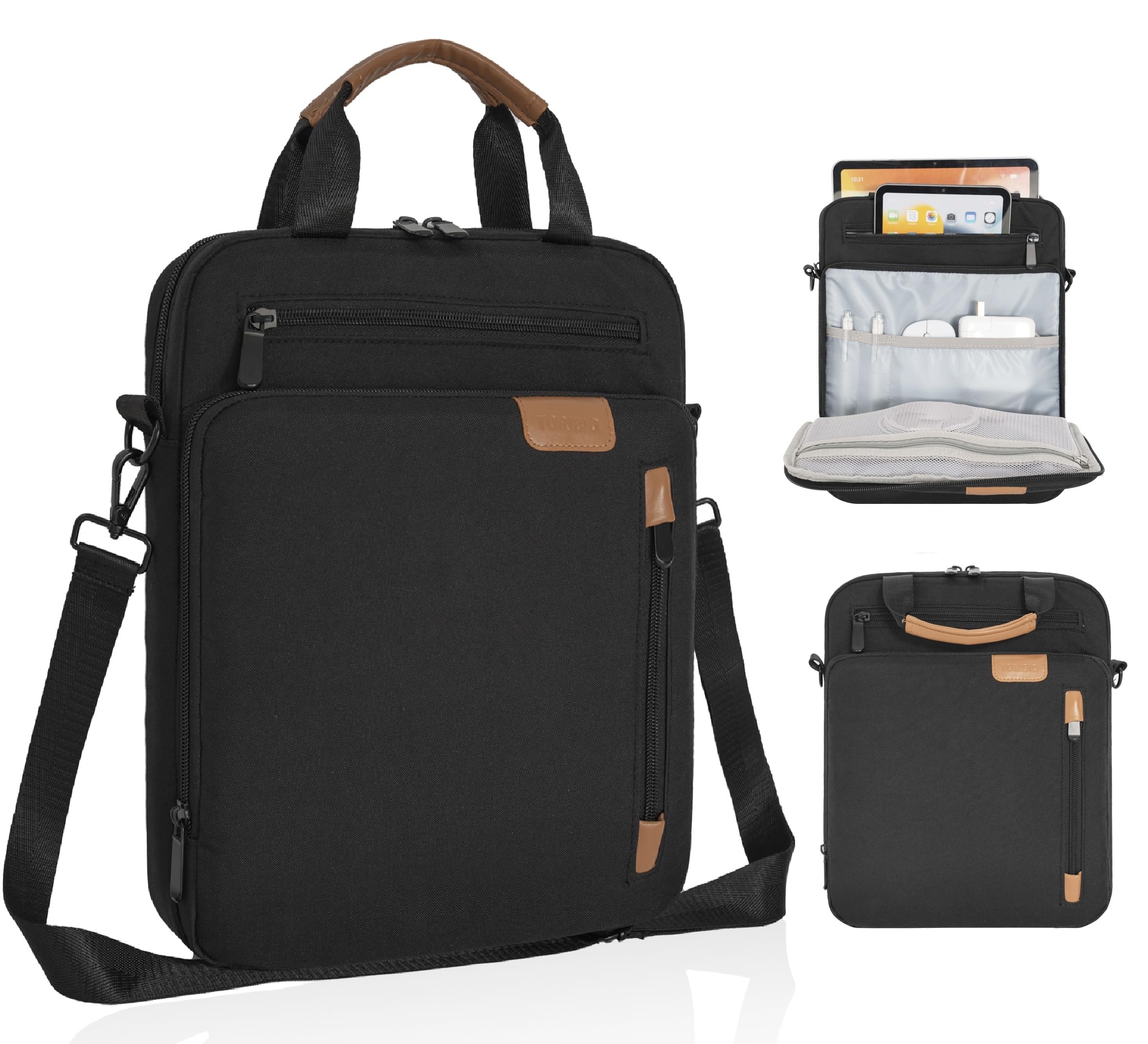 9-11 Inch Tablet Sleeve Bag,Padded Protective Travel Carrying Case for iPad Pro M4 11", iPad Air M2 5/4th 10.9", Air 3th 10.5", iPad 10th 10.9", 9/8/7th 10.2", Samsung Galaxy Tab A9+/A8/A7/S8/S7