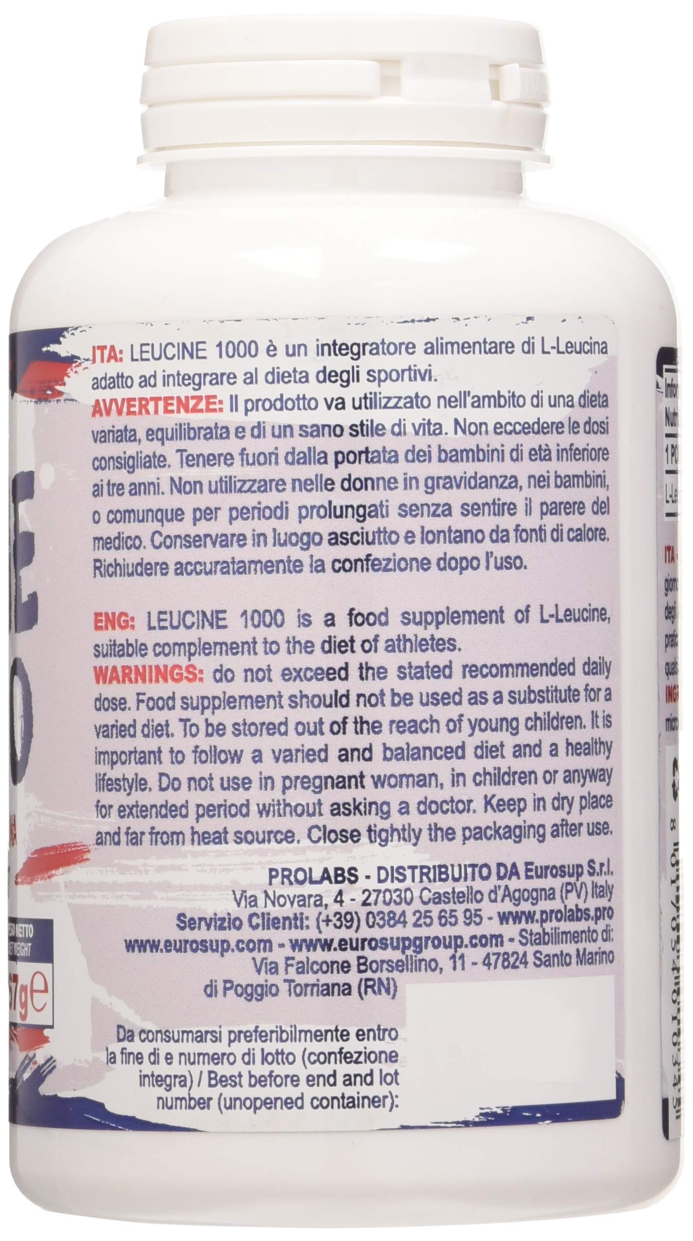 Prolabs Leucine - 250 compresse