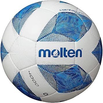 Amazon Molten モルテン サッカーボール 小学生用 4号球 検定球 ヴァンタッジオ3000 ホワイト ブルー F4a3000 モルテン Molten サッカーボール
