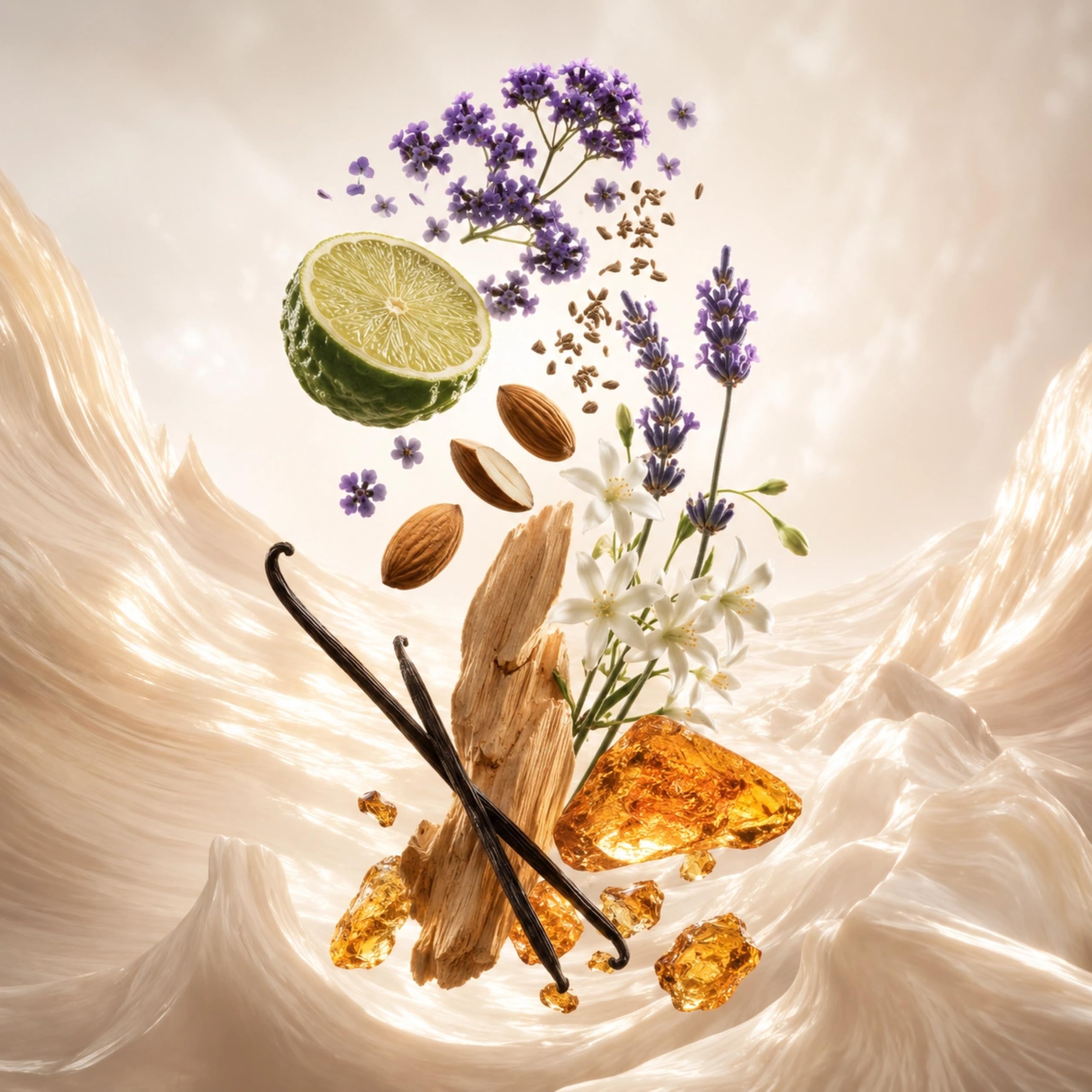 Pegasus – Extrait de Parfum Homme – Amande & Vanille – 50 ml | Accord floral amandé, crémeux et boisé, à la tenue durable, avec bergamote, lavande, jasmin, vanille et santal.