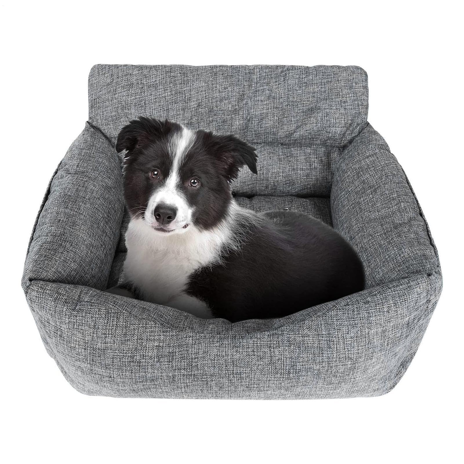 ¿Asiento Elevado de Viaje para Mascotas? Caseta portátil, Cama de Viaje | Transportador Plegable para Mascotas, Jaula Impermeable para Perros para Razas pequeñas, Gatos, cojín extraíble, diseño