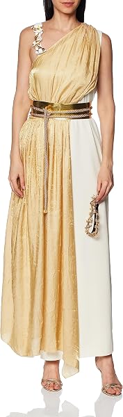 California Costumes Golden Goddess Costume Cream/Gold