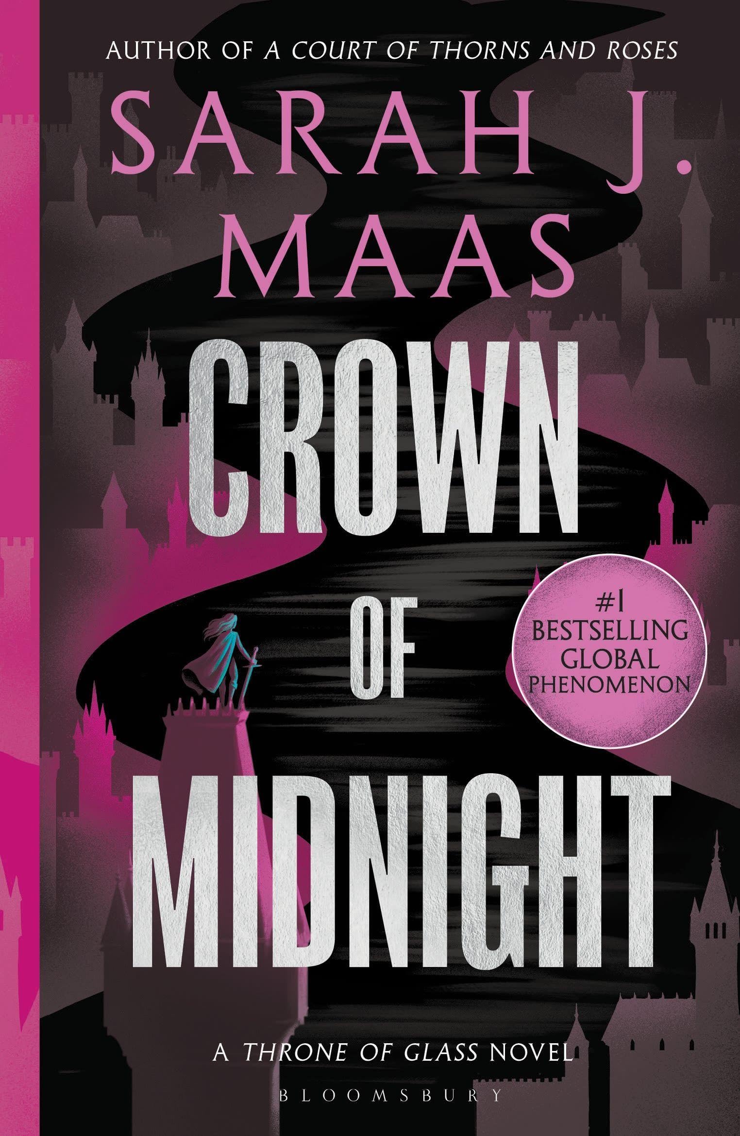 Sarah J. Maas - Throne of Glass Series - Crown of Midnight - Paperback Book