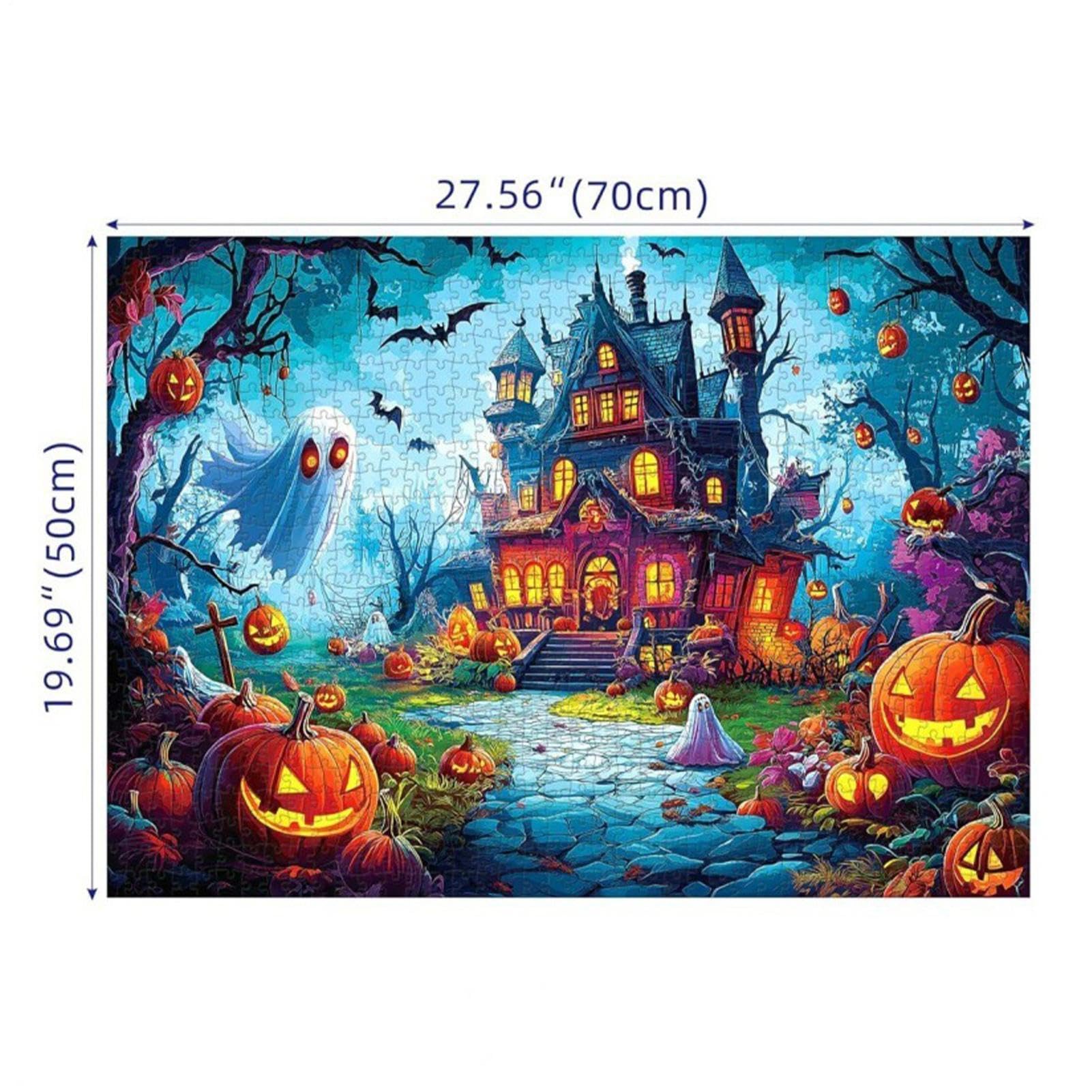 Puzzle Da 1000 Pezzi Spettrale Colorato Gotico Impegnativo