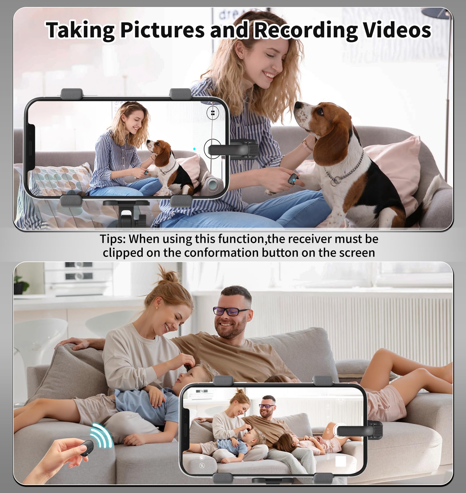 MAIRAN Seitenumkehrer mit Fernbedienung für Kindle Paperwhite Oasis Kobo eReader, Kameraauslöser Selfie und Videoaufzeichnung für iPhone und iPad, 2-in-1-Seitenwender, Ringklicker für iPad, Tablets