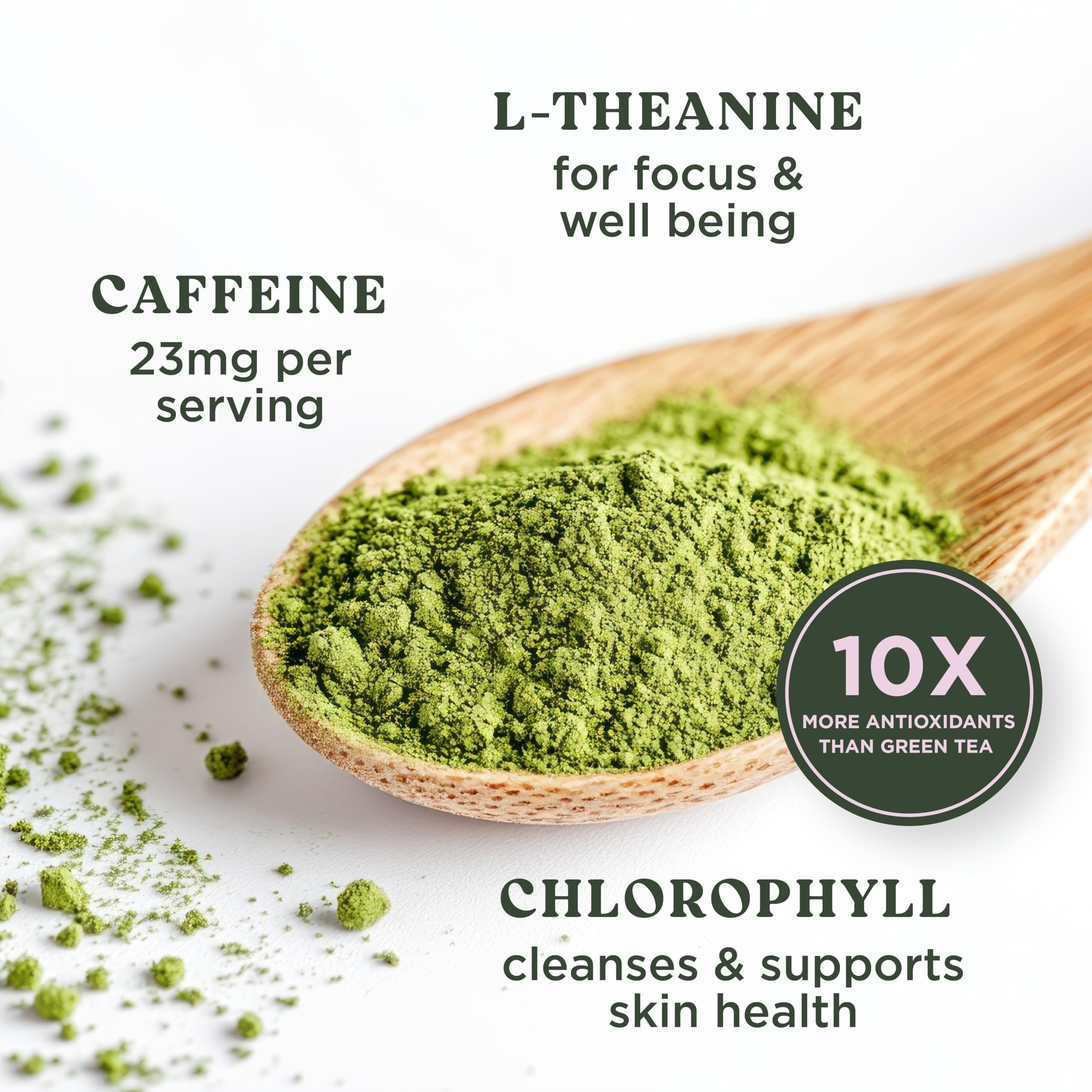 The Harmony Matcha Lavender 10 Sticks Premium Japanese Matcha Powder Rich in Antioxidants L-Theanine Sweetened with Organic Sugar — view 5