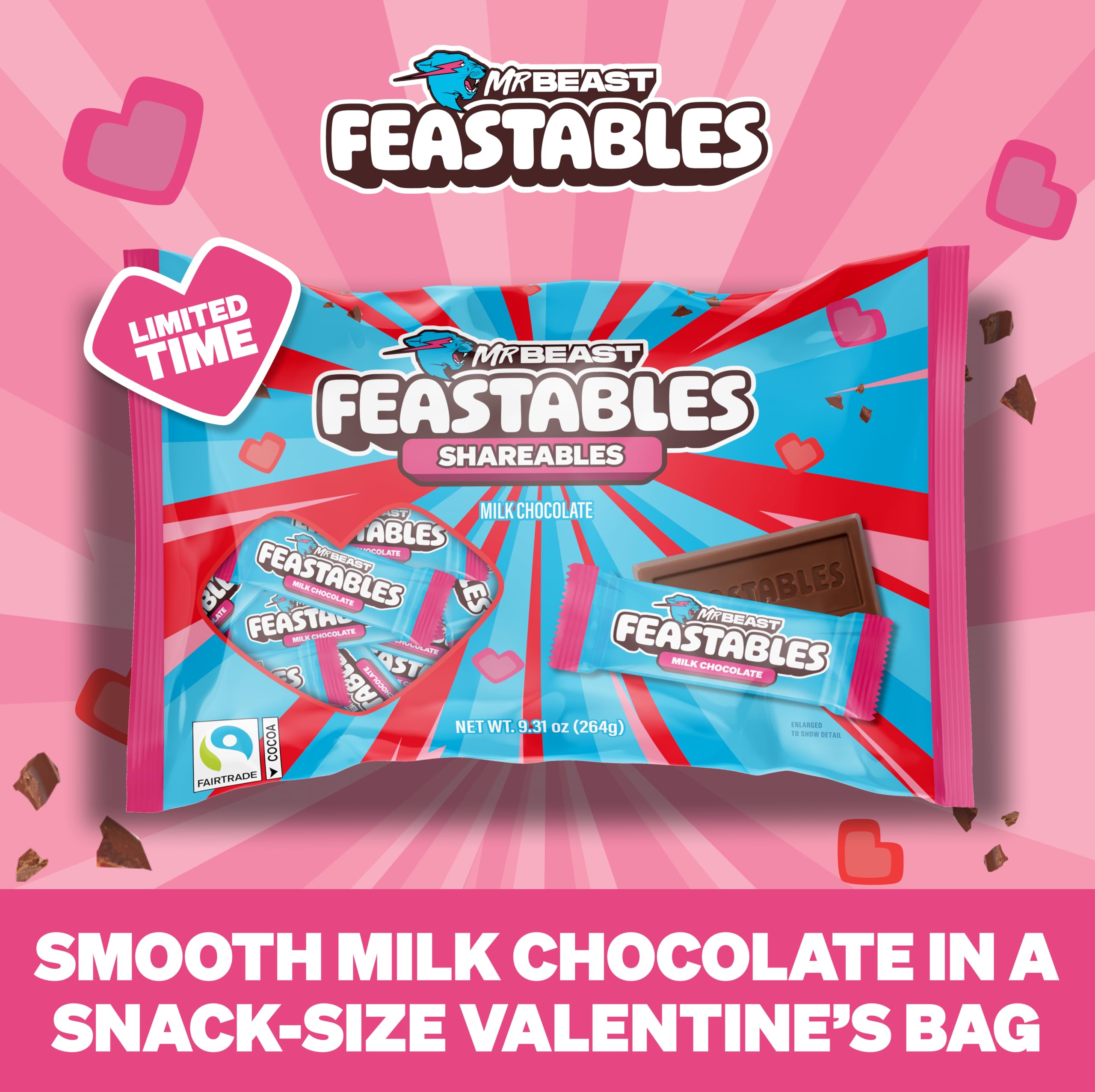 22ct Milk Chocolate Valentines Bag 2026 12g