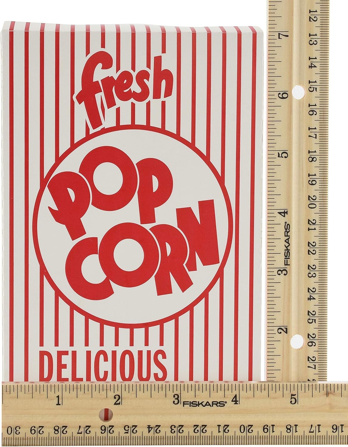 Snappy Popcorn 2-E Red and White Close Top Popcorn Boxes, 1 Oz, 500 Count