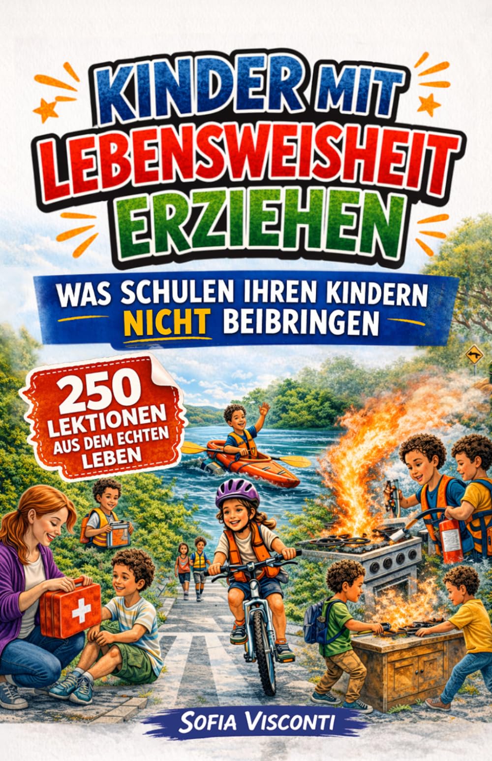 Kinder mit Lebensweisheit erziehen – Was Schulen Ihren Kindern nicht beibringen: 250 Lektionen fürs echte Leben für selbstbewusste, unabhängige und widerstandsfähige Kinder (The Street-Smart Series)