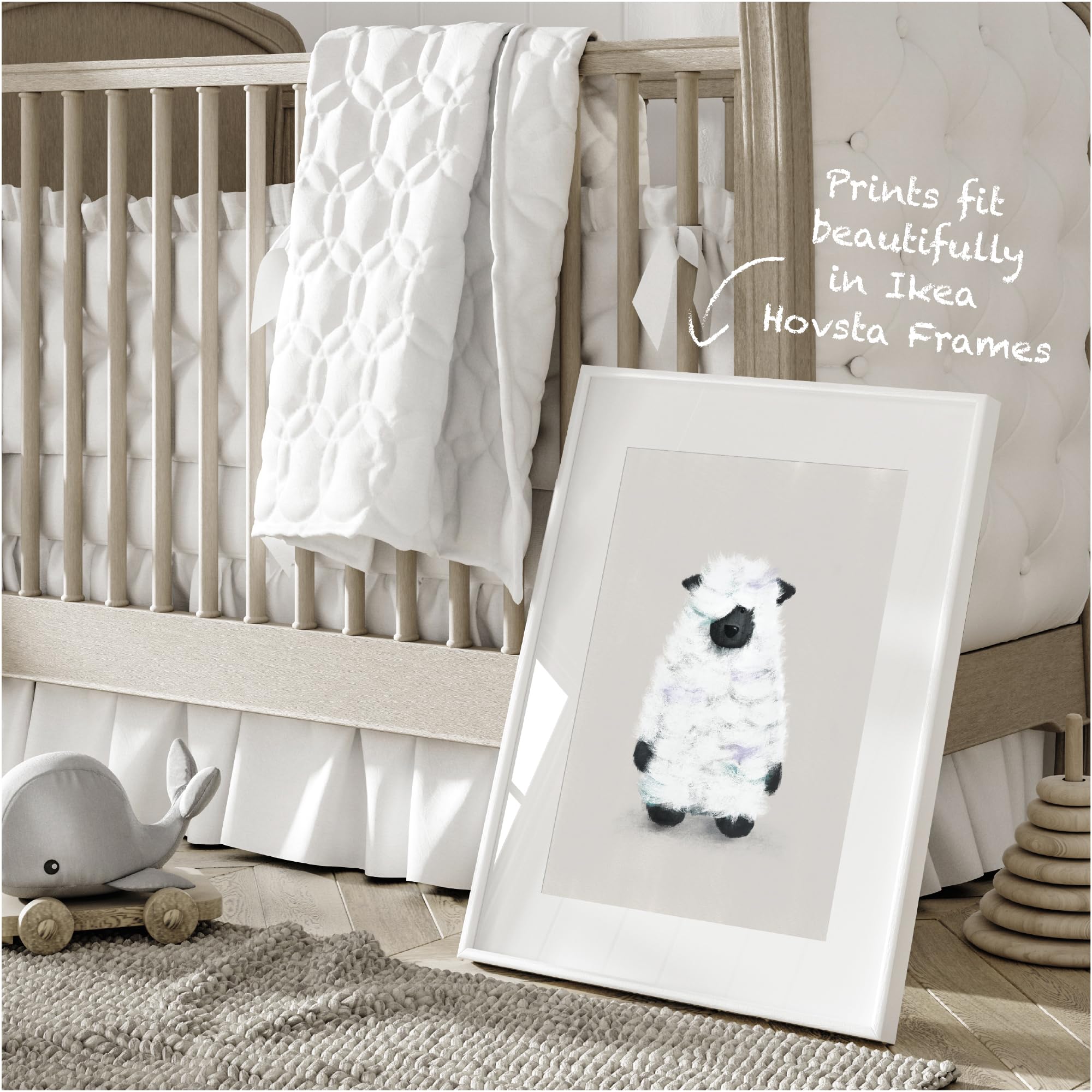 Tigercub Prints Farmyard Animal Nursery Prints, 42L x 29.7W cm - Image 4