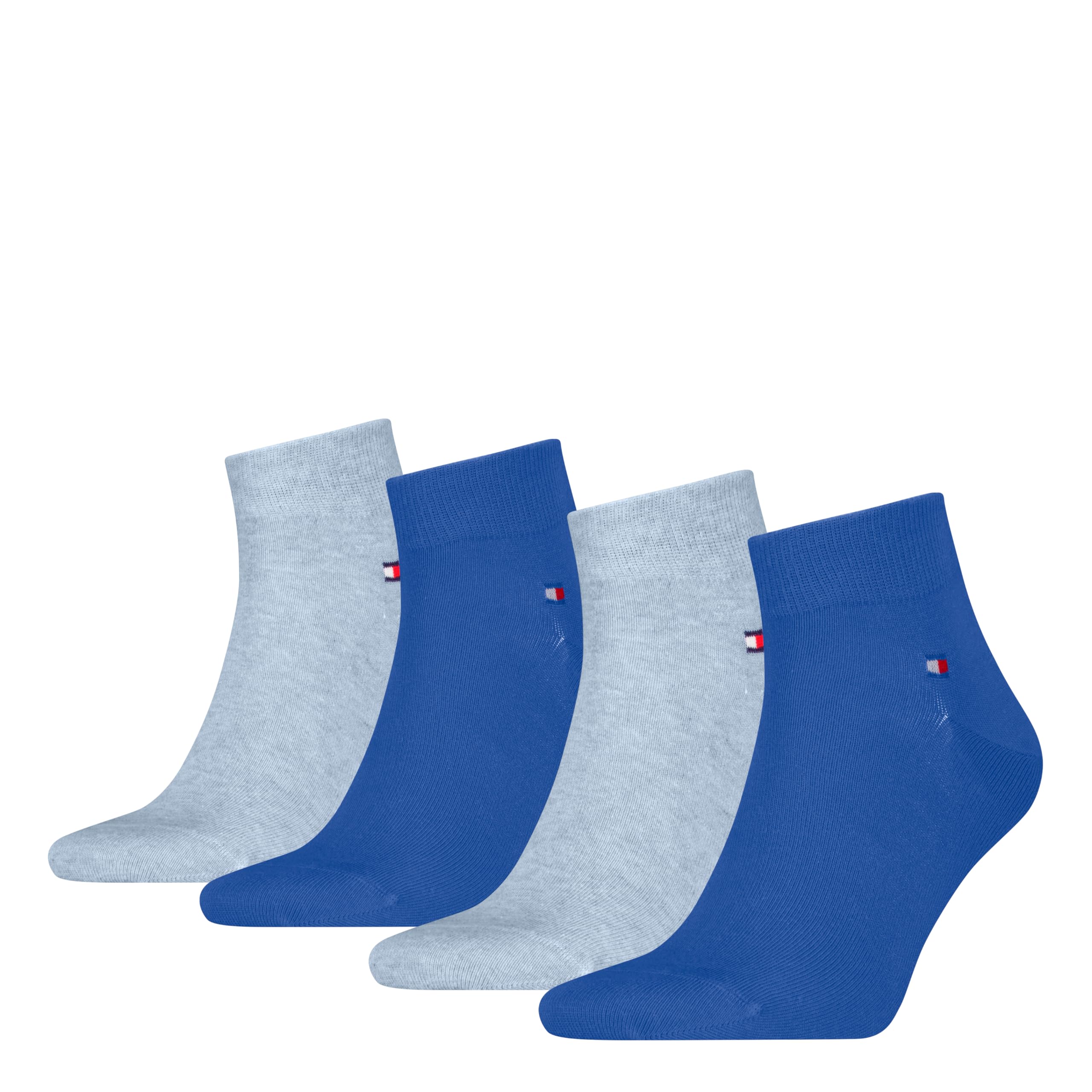Tommy Hilfiger Men's Quarter, Blue, 43-46 (Pack of 4)