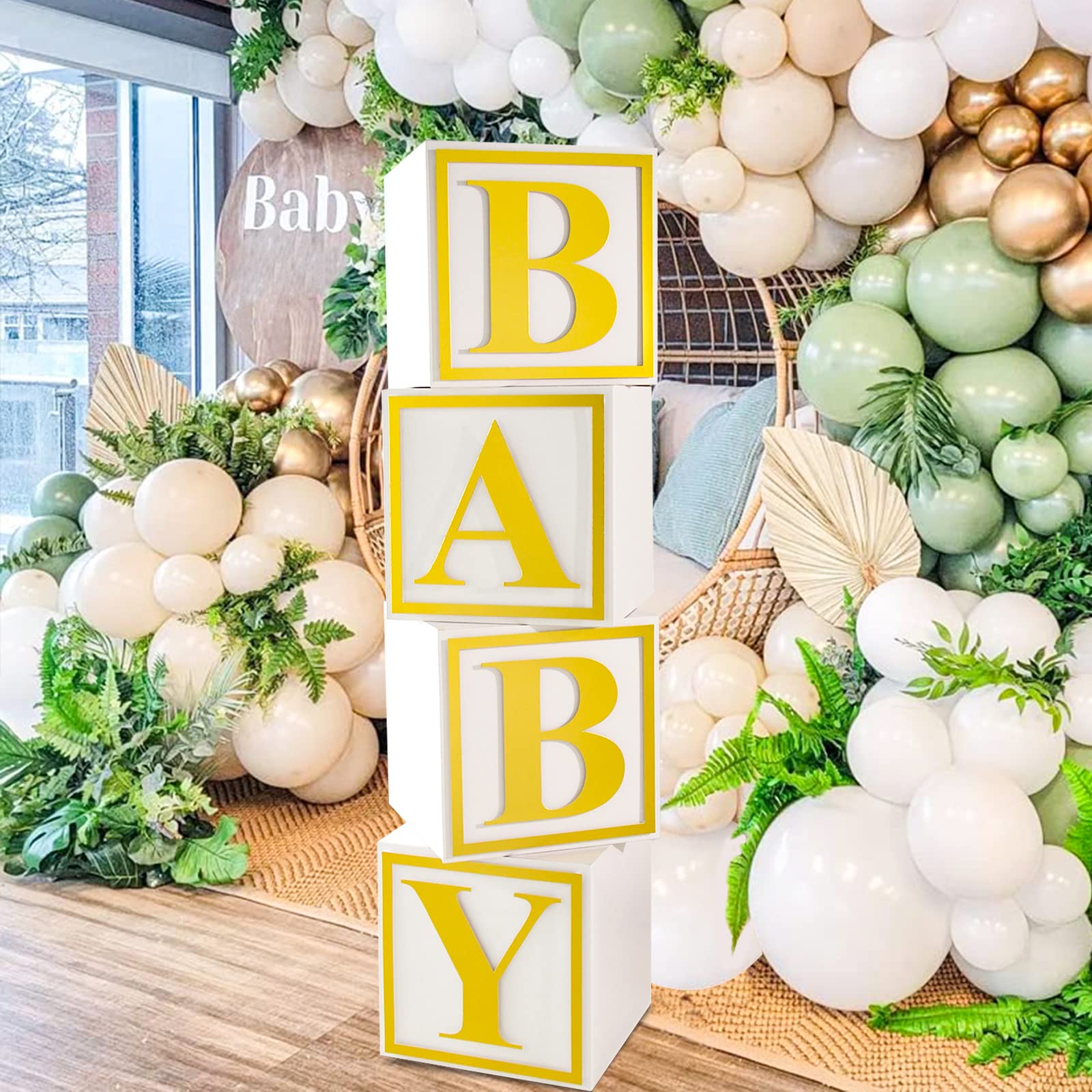 Baby Shower Decorations Gold And White sites.unimi.it