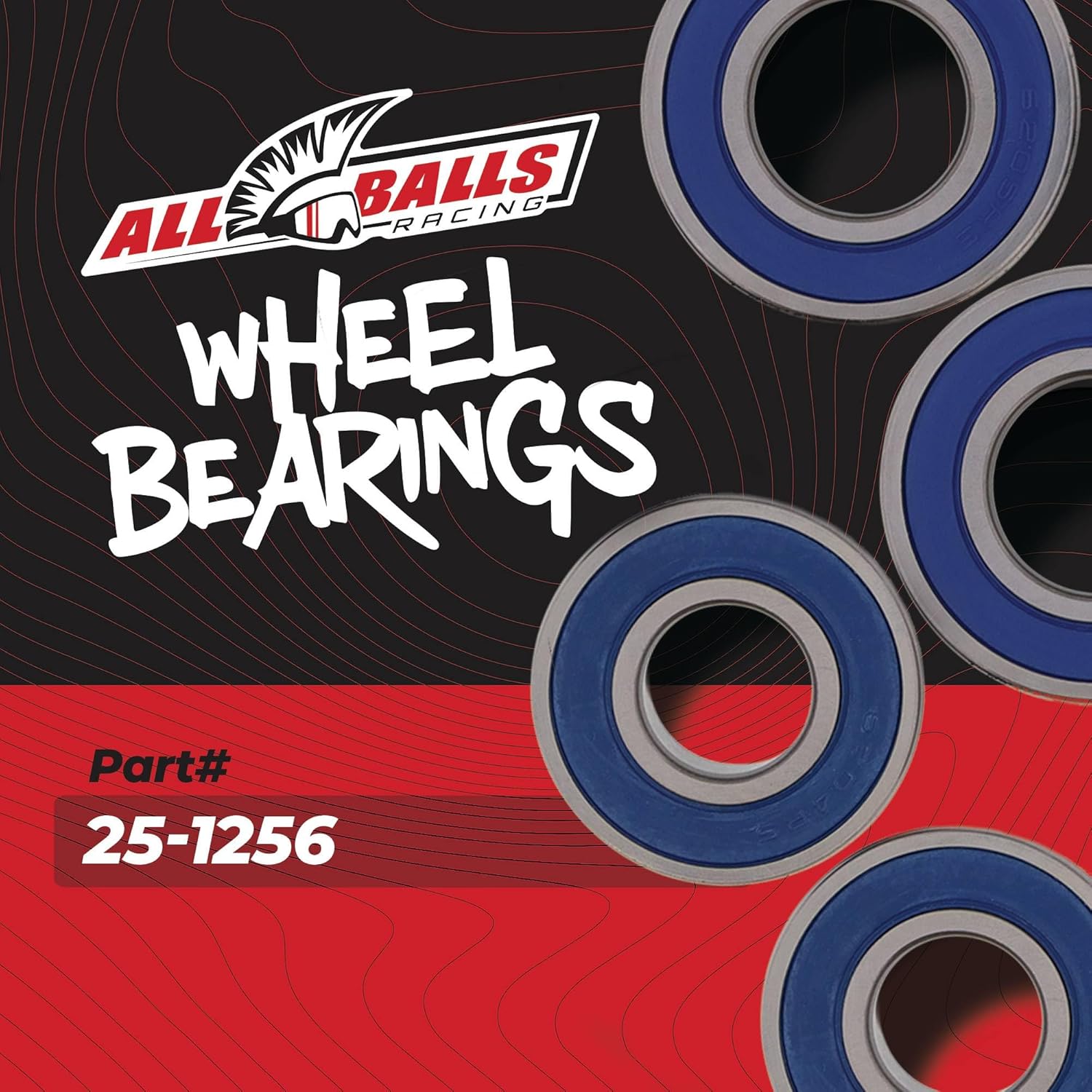 All Balls Racing 25-1256 Wheel Bearing Kit Compatible with/Replacement for Suzuki