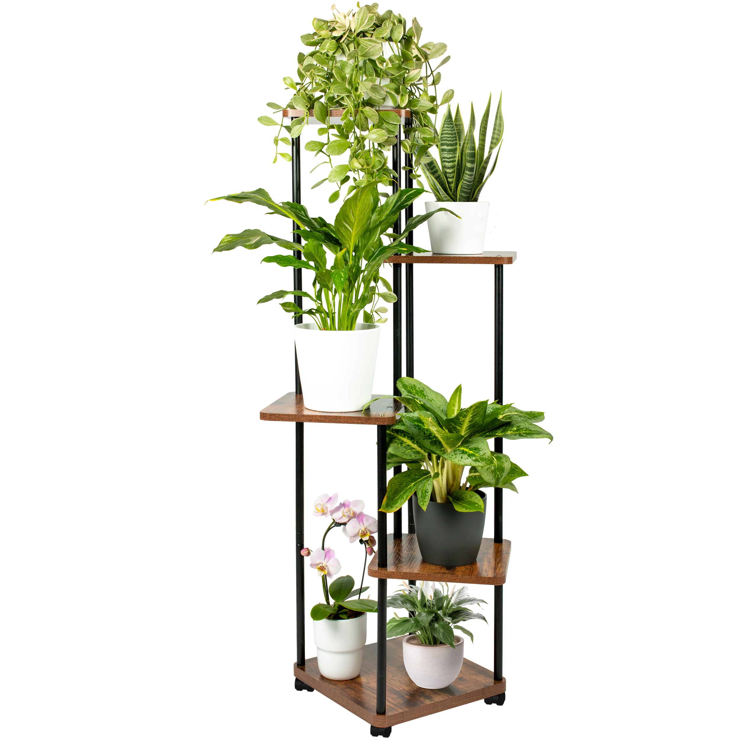 ttl home tower étagère plantes 5 étages