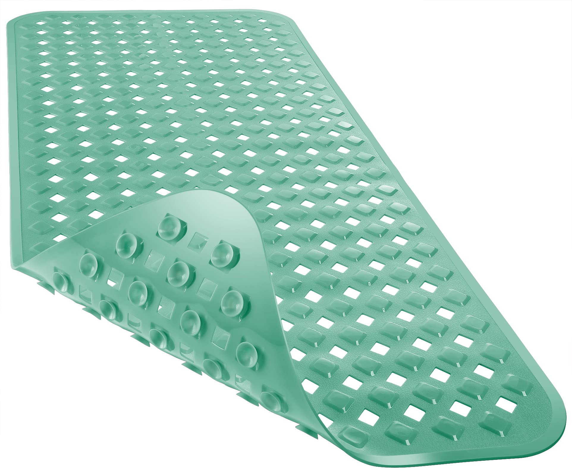 Yimobra Original Bath Tub and Shower Mat 70 X 40 cm, Non-Slip with Drain Holes, Suction Cups, Machine Washable, Phthalate Free, No Latex, No BPA, Marrs Green