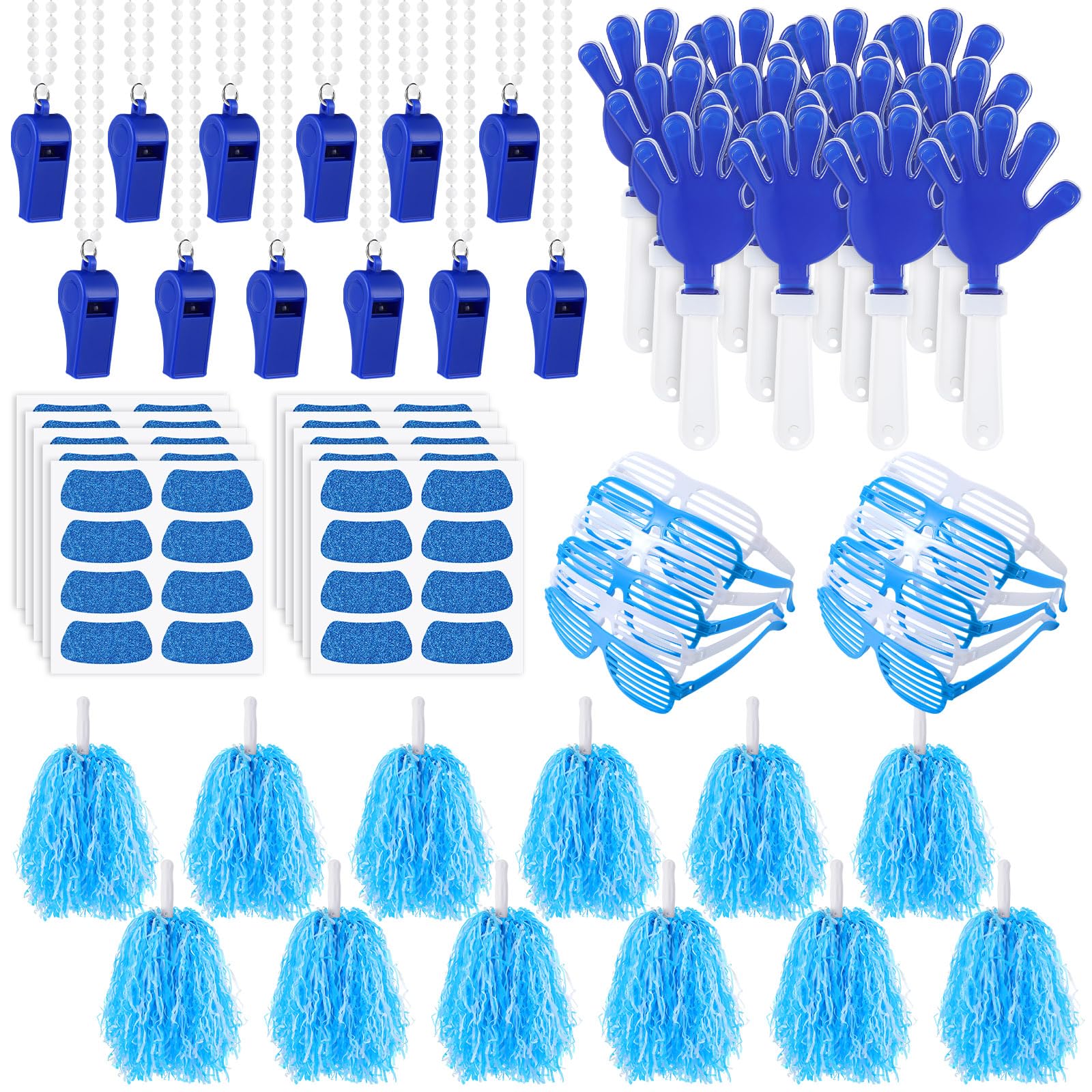 Realspring 148 Pcs Spirit Week Accessories School Team Spirit Items