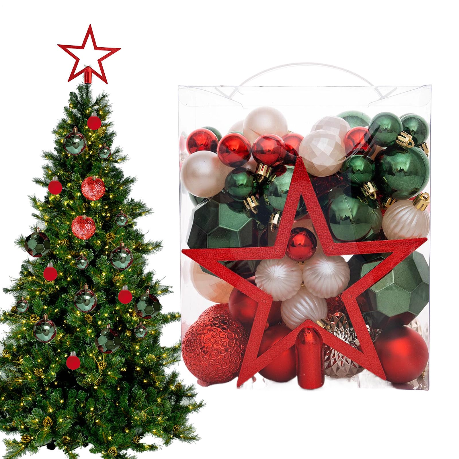 Boule de Noël incassable pour un sapin plein de souvenirs et de magie en famille