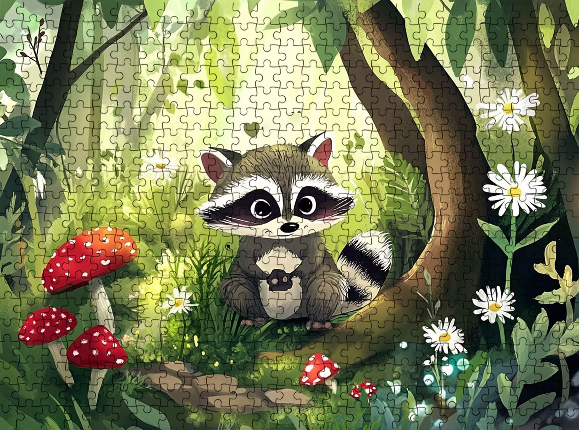 Puzzle 2000 Teile, Holzpuzzle Erwachsene [AAA], Impossible Game 99 x 70 cm, Kniffliges Denksport Spiel für Männer Frauen, Familienspiel, DIY Home Dekor,Geschenk für Geburtstag, Tier Wald-2 f0-167