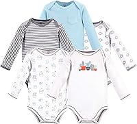 Vista 1 de Touched by Nature unisex-baby Organic Cotton Long-sleeve Bodysuits